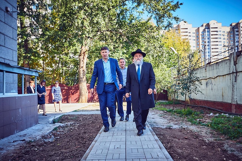 Торжественное открытие нового корпуса общежития в Еврейском Университете кампус - "Отрадное"